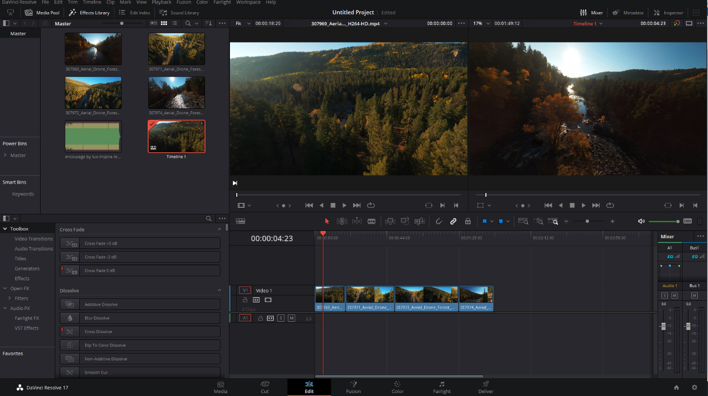 برنامه ویرایش فیلم حرفه ای DaVinci Resolve