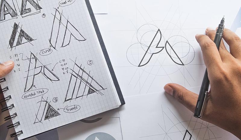 خطوط در طراحی لوگو تجاری