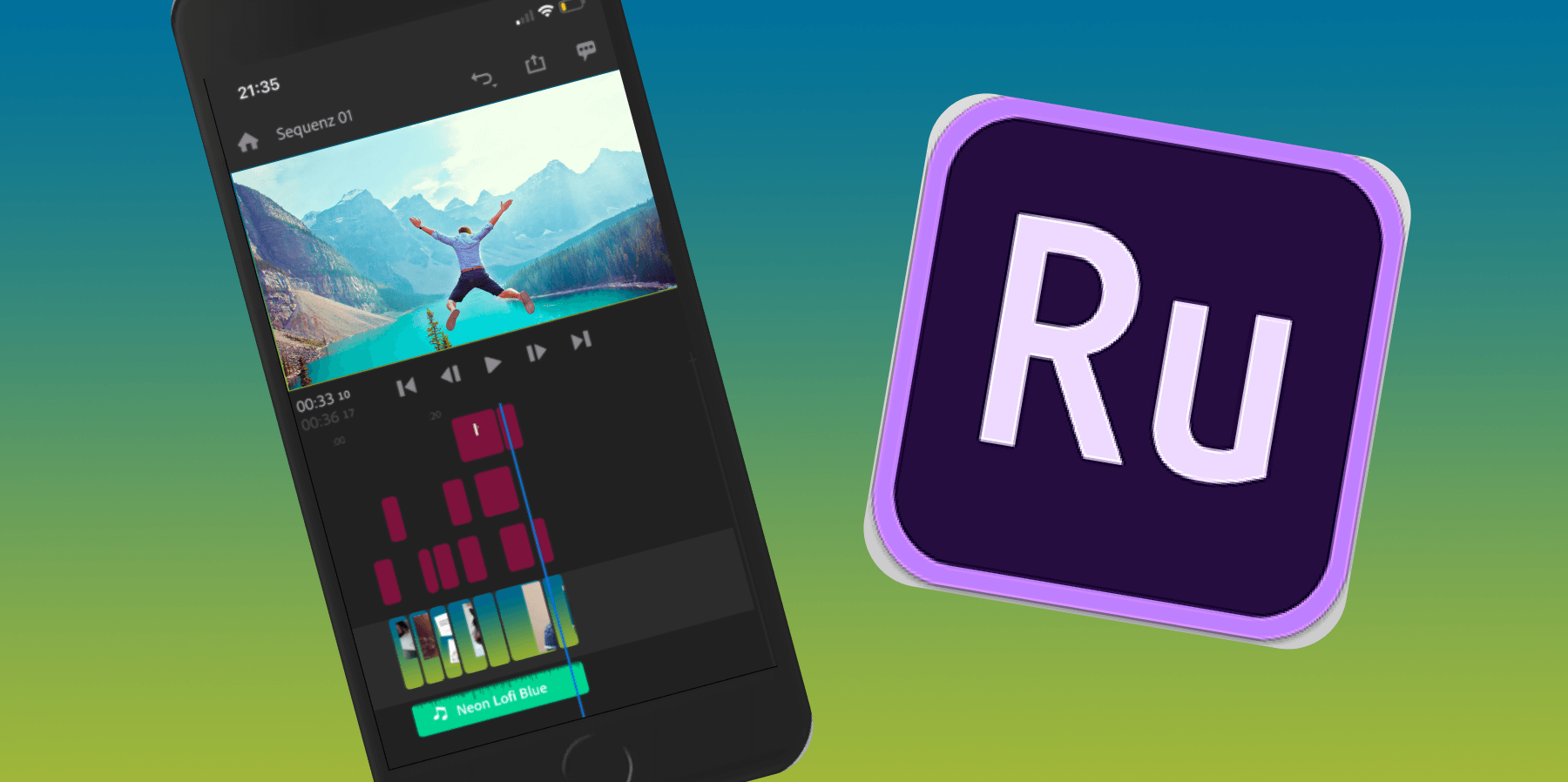 ویرایش فیلم پیشرفته اندروید با Adobe Premiere Rush